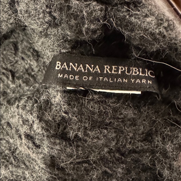 Banana Republic vintage Italian yarn chunky infinity scarf - Picture 4 of 7